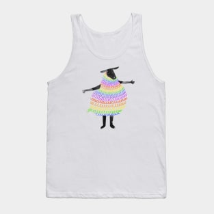 The rainbow black sheep Tank Top